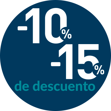 descuentos en viajes de autobús de 10% y 15%