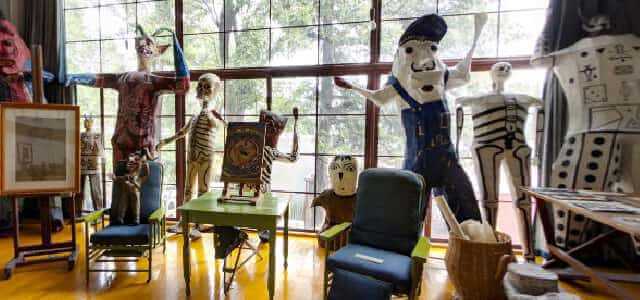 casa de estudios de diego rivera y frida kahlo en la ciudad de méxico 